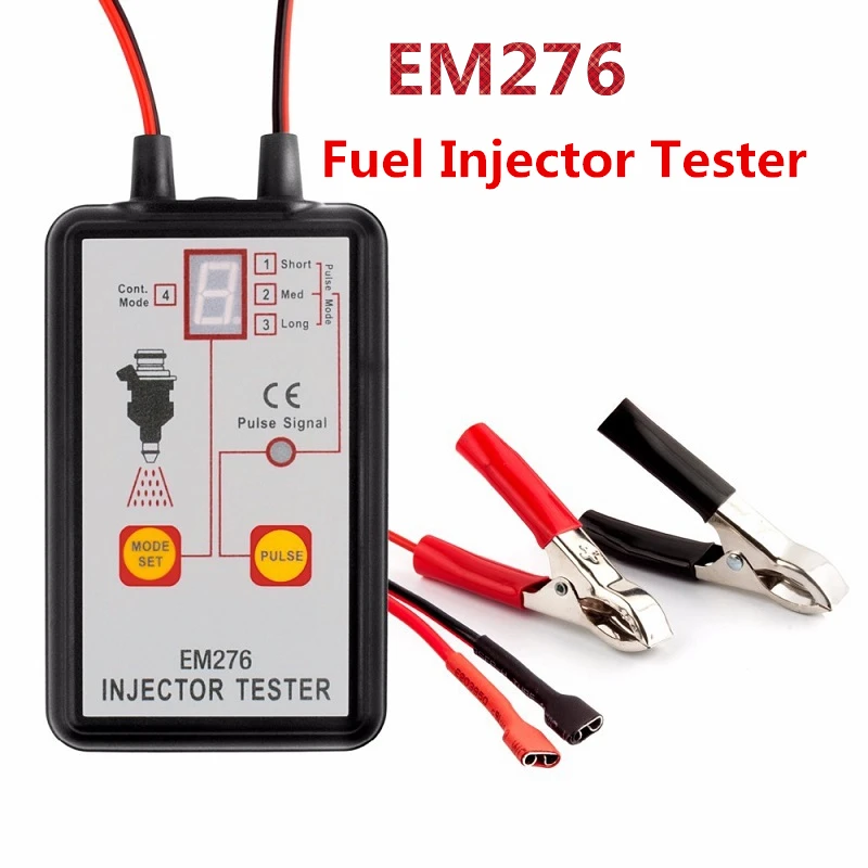 

EM276 Professional Injector Tester Fuel Injector 4 Pluse Modes Tester Powerful Fuel System Scan Tool EM276 Auto Diagnostic Tool