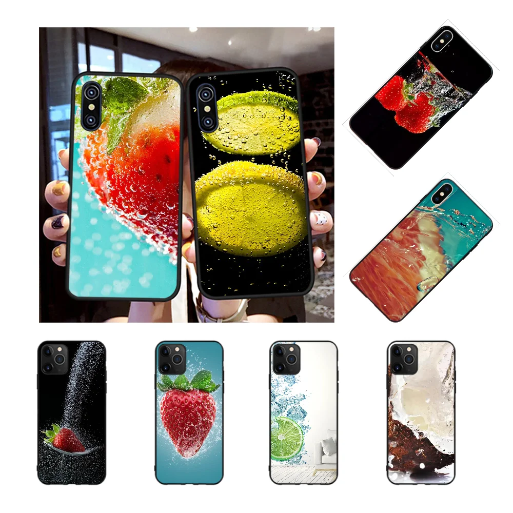 NBDRUICAI чехол для телефона с рисунком летнего фрукта арбуза клубники iPhone 11 pro XS MAX 8 7 6