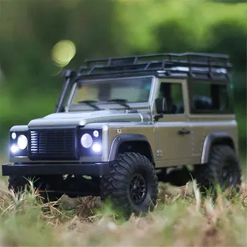 

1Pc 2.4G Four-wheel Drive Climbing Vehicle 4WD Rechargeable Battery Crawler 1/12 LED Lights Vehicle Off Road RC Car
