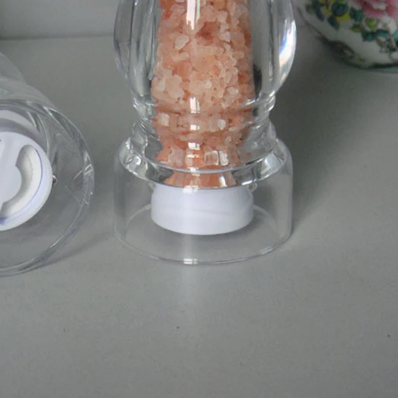 HOT SALE Salt and Pepper Grinder Kitchen Supplies Clear Acrylic Salt Grinders and Pepper Mill Shaker