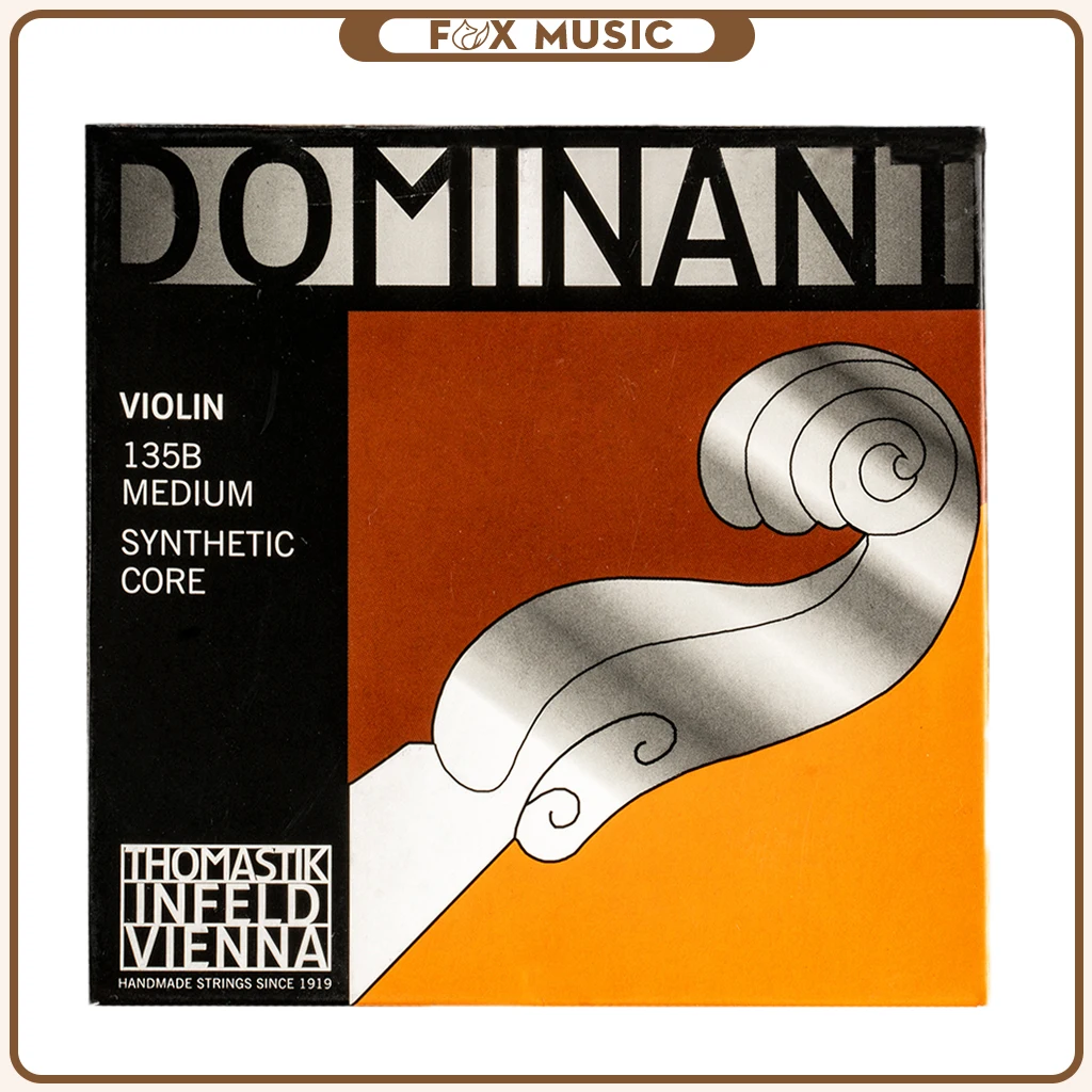 4/4 Full Size Violin Strings Set G D A E Thomastik Dominant 135B Medium
