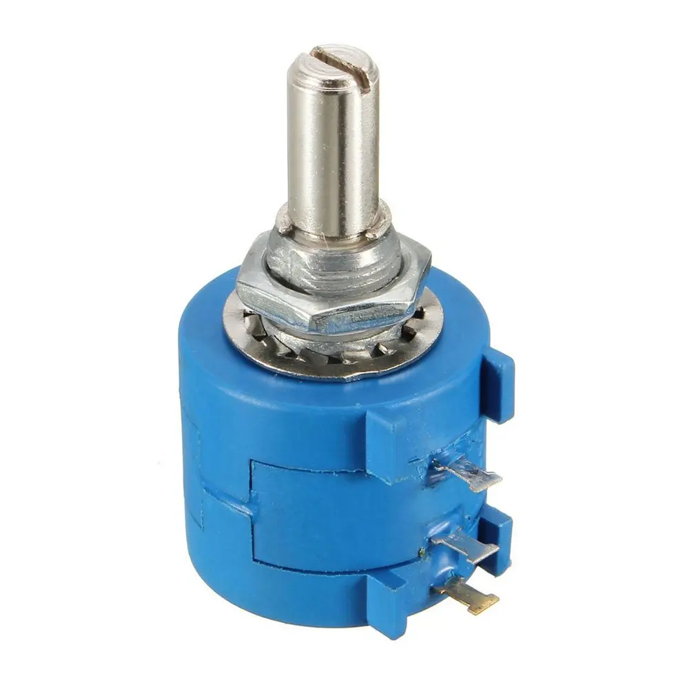

3590S Precision Multiturn Potentiometer 10 Ring Adjustable Resistor Potentiometer Wirewound Variable multi-turn POT 500 Ohm
