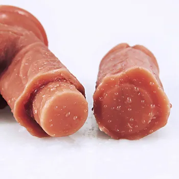 Realistic Penis With Suction Cup Double Layer Dildo Sex Toys For Women G Spot Stimulator Female Masturbation Sex Products 3