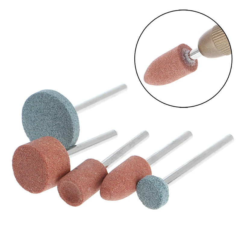 

5Pcs 3mm Shank Wheel Head Grinding Polishing Electric Grinder Power Tool