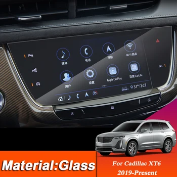 

Car Styling Dashboard GPS Navigation Screen Glass Protective Film Sticker For Cadillac XT6 2019-Present Control of LCD Screen