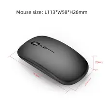Беспроводной Bluetooth двухрежимный Мышь двухрежимный вluetooth 5,0+ 2,4 г Mute ультра-компактная мышь для ноутбука ПК