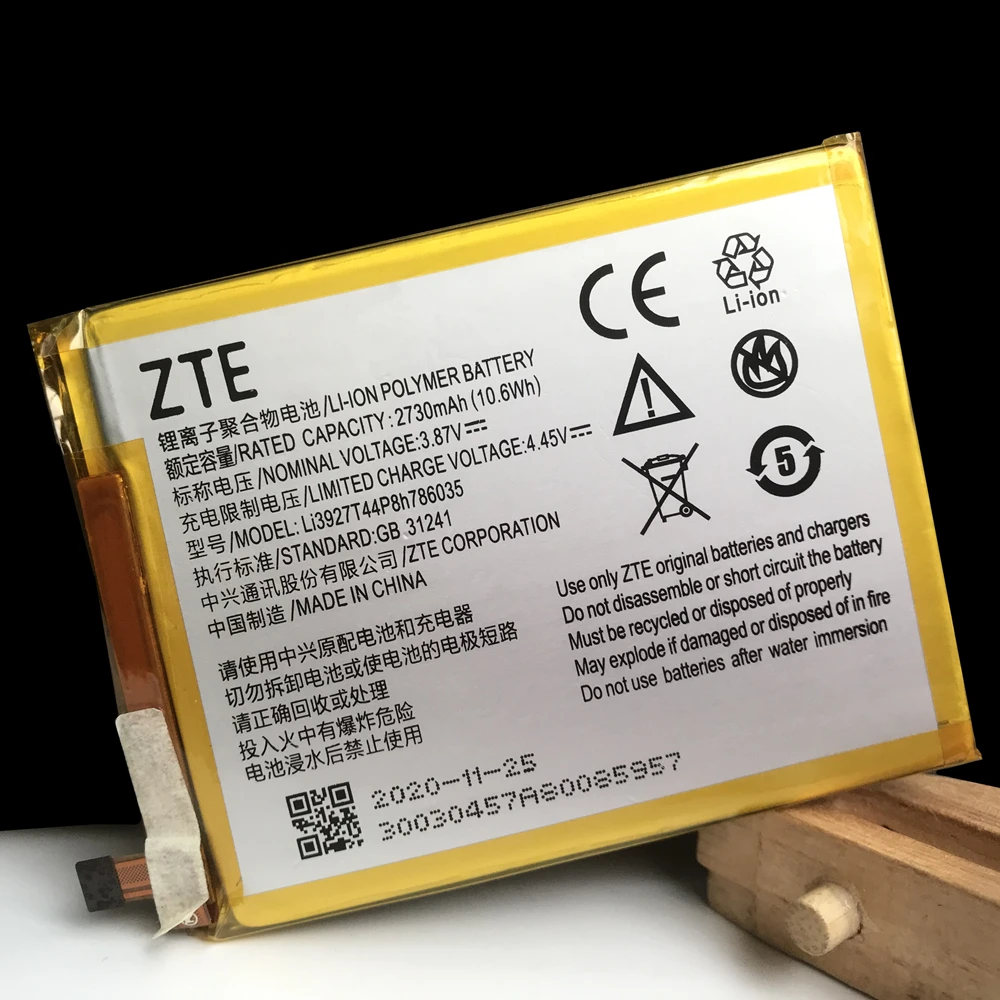 Оригинальный аккумулятор 2730 мАч Li3927T44P8h786035 для сотового телефона  ZTE Blade V8 V7 BV0800 BV0701 A910 A506 A522 V770 V7 Plus BV0721 Z10 |  AliExpress