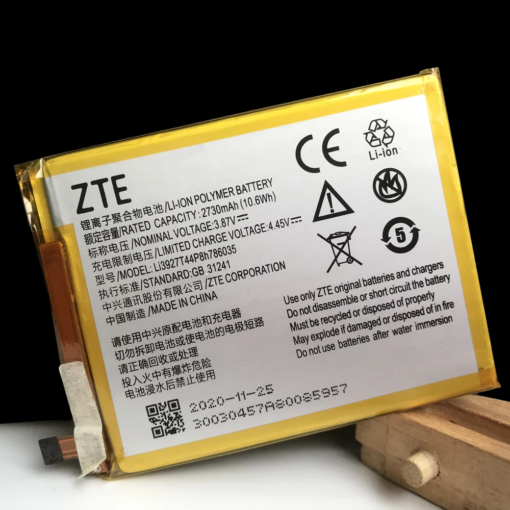 Original New 2730mAh Li3925T44P8h786035 for ZTE Blade V7 Z10 BA910 A910  A512 A506 Xiaoxian 4 BV0701 V7 Plus BV0721 V8 Battery