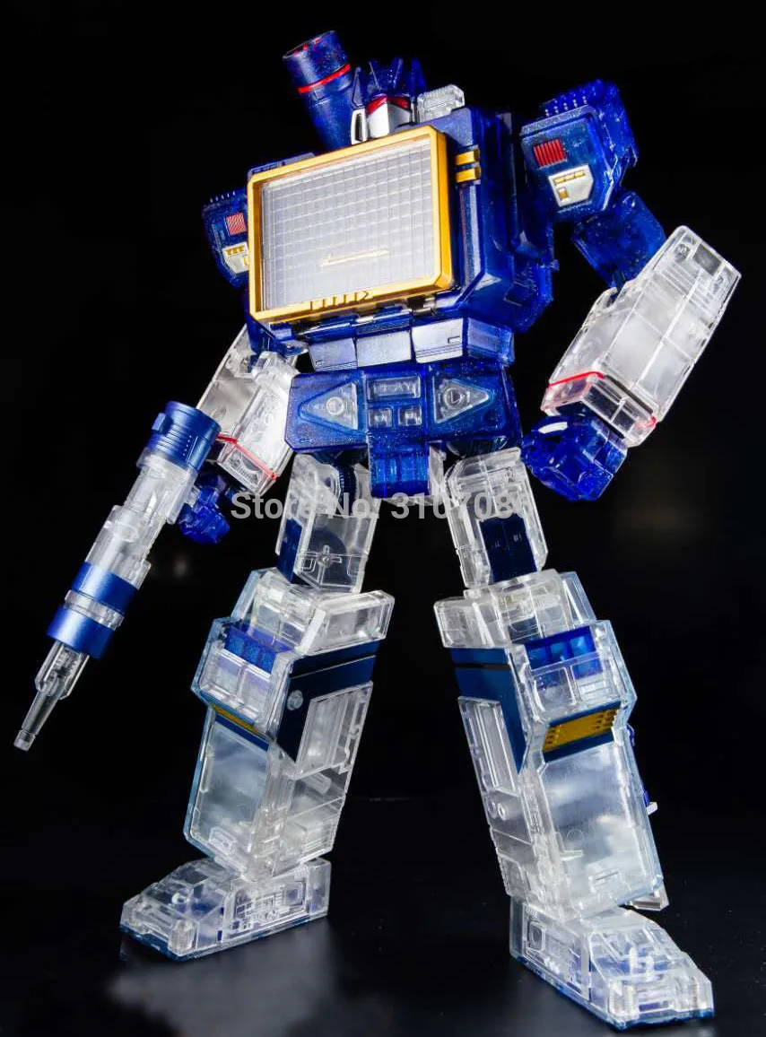 THF трансформация Soundwave THF01T прозрачный walkman две ленты большой размер MP13 сплав