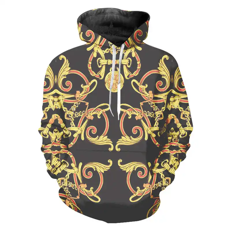 chain print sweatshirt