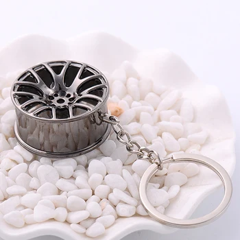 

Car Key Chain Car Wheel Rim Model For Toyota Mitsubishi Mercedes BMW Audi Subaru VW Ford Opel Skoda Key Ring Holder Car Keychain