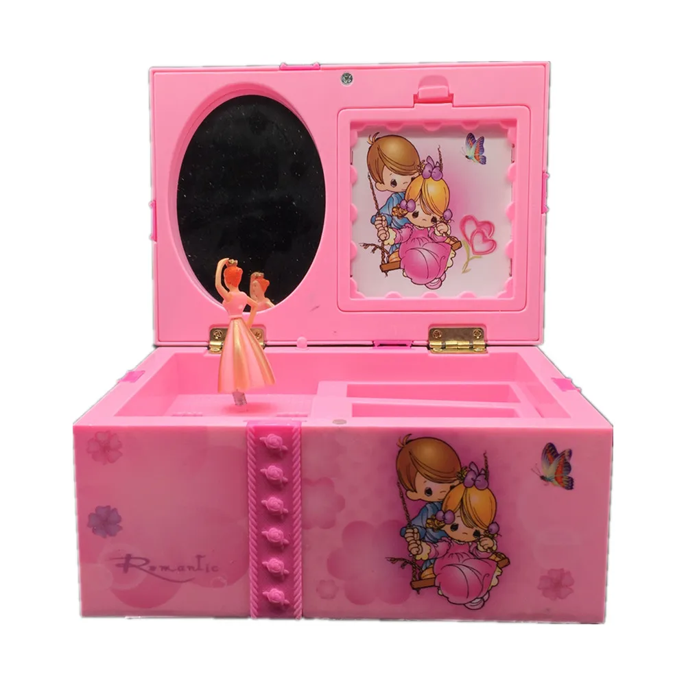 Rotating Ballet Girl Jewelry Storage Music Box Dancing Girl Musical Box