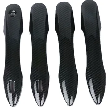 

4Pcs Hold Hands Outside the Door Trim Cover for Toyota Camry Sports Version 2018 2019 Xv70 8Th Carbon Fiber Accessories