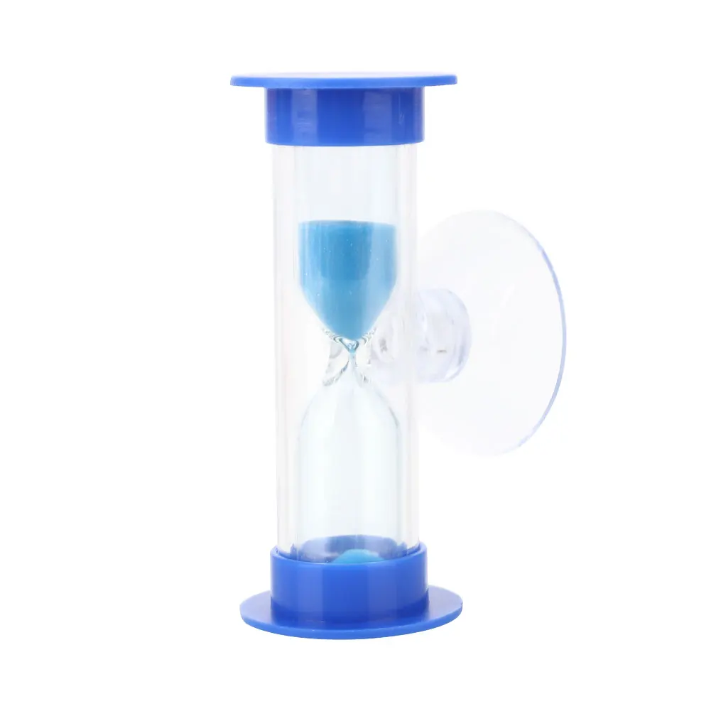 Красочные песочные часы с присоской, аксессуары, игрушечный прибор, подарок, таймер для душа ABS, инструмент для купания, домашние песочные часы, игрушки для ванной - Цвет: Blue