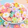 30pcs 50pcs multicolor Sunflower flatback Resin Cabochons Scrapbook Craft DIY Embellishments decor Headwear accessories ► Photo 2/3