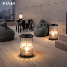 VZVI – lampe solaire LED E27 étanche conforme à la norme IP65, luminaire décoratif d'extérieur, idéal pour une Villa, une pelouse, un jardin, une cour, un balcon ou un salon