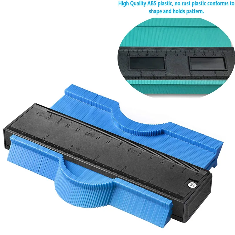 

Hot Shape Contour Gauge Duplicator Master Outline Gauge Marking Tool Tiling Laminate Tiles General Tools Standard Wood HVR88