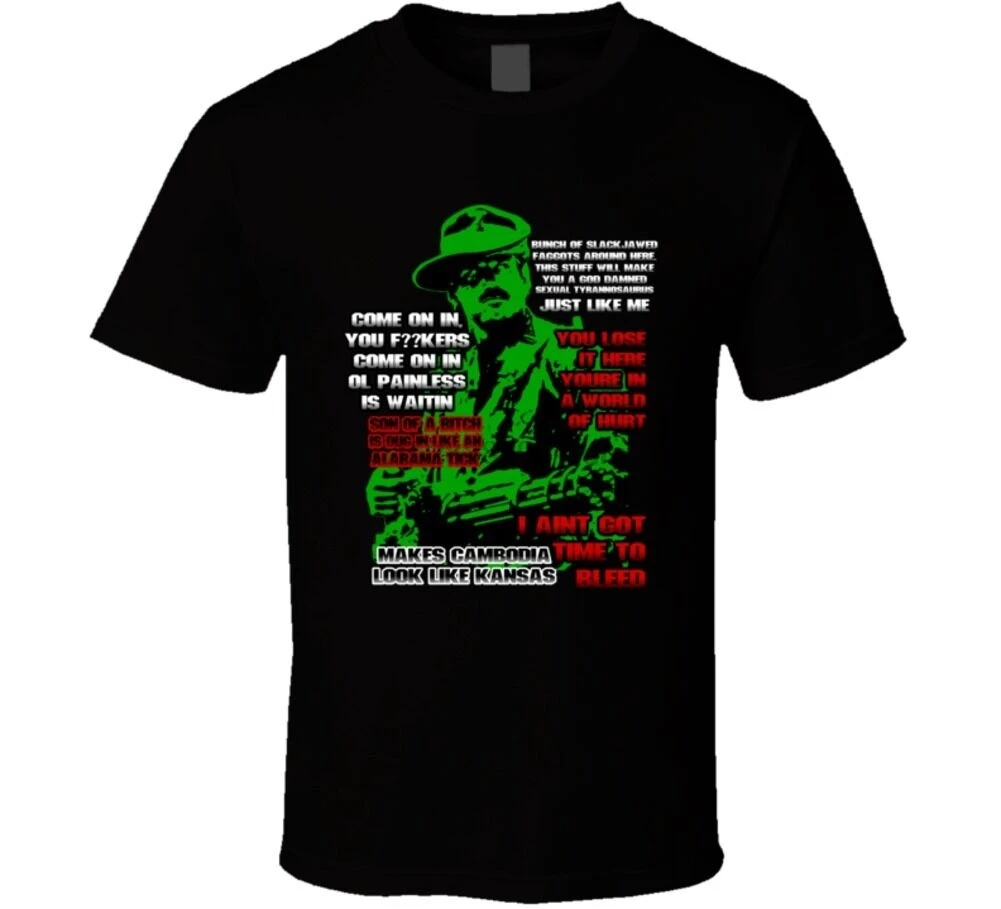 Predator Jesse Ventura Arnold Alien Movie 80s T shirt |