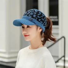 Женская бейсбольная кепка с принтом, верхняя пустая Кепка, новинка, осенне-зимняя мужская кепка, ветрозащитная утолщенная теплая Кепка с полями для езды на велосипеде