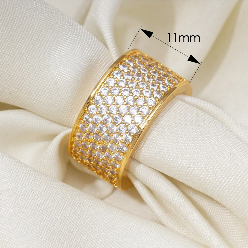 Огромные великолепные свадебные кольца для женщин в стиле Ближнего Востока с