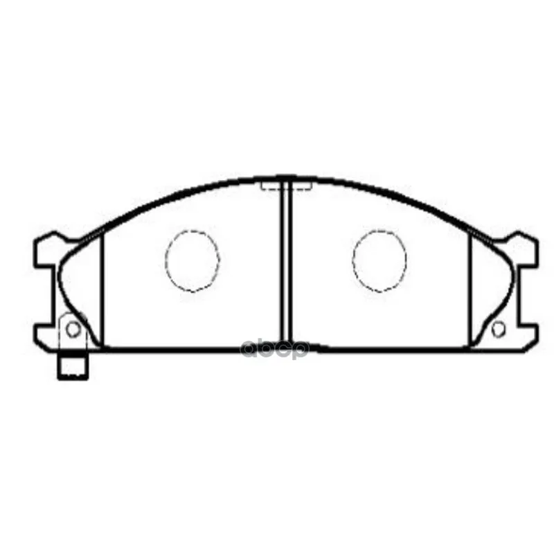 Колодки Тормозные Дисковые Передние Nissan Terrano 2.4i-3.0i/2.7td 87-93/Urvan 2.0-2.5d 87 Ckn-3 Ctr арт. CKN-3