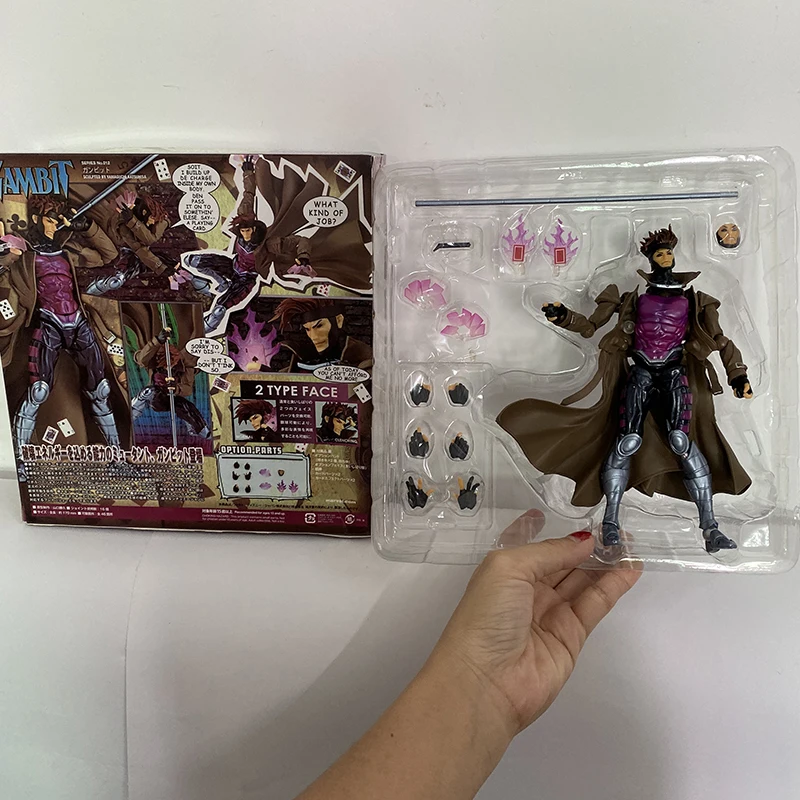 Тинейджеров Revoltech Ямагучи Коллекционная модель игрушки 17 см гамбит X MEN рисунок I Am