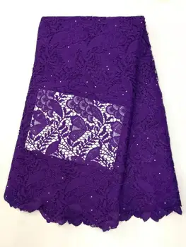 

2020 Latest Guipion Nigerian Laces Fabrics High Quality Cord African Laces Fabric Wedding Milk Lace Fabric BL376