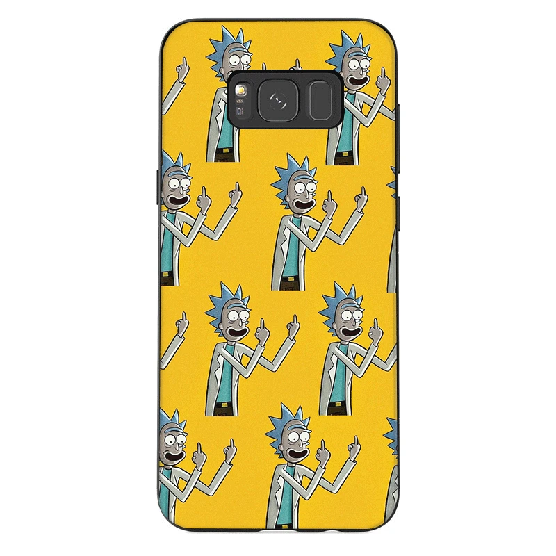 Чехол для телефона для samsung J6 A70 A60 A50 A40 A20 A30 A10 A7 A6 A5 A3 A8 A9 крышка Рик и Морти - Цвет: B10