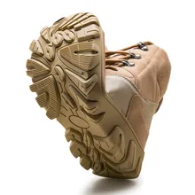Армейские ботинки; мужские военные ботинки в стиле пустыни; армейские ботинки на шнуровке; водонепроницаемые мужские рабочие кроссовки; походные ботинки; размер 46