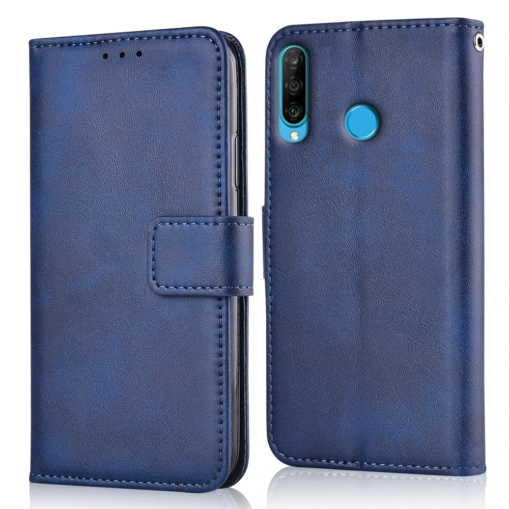 P30 Lite чехол тонкий кожаный флип чехол для huawei P30 lite MAR-LX1A nova 4e 6,15 ''Чехол кошелек Магнитный чехол P30Lite