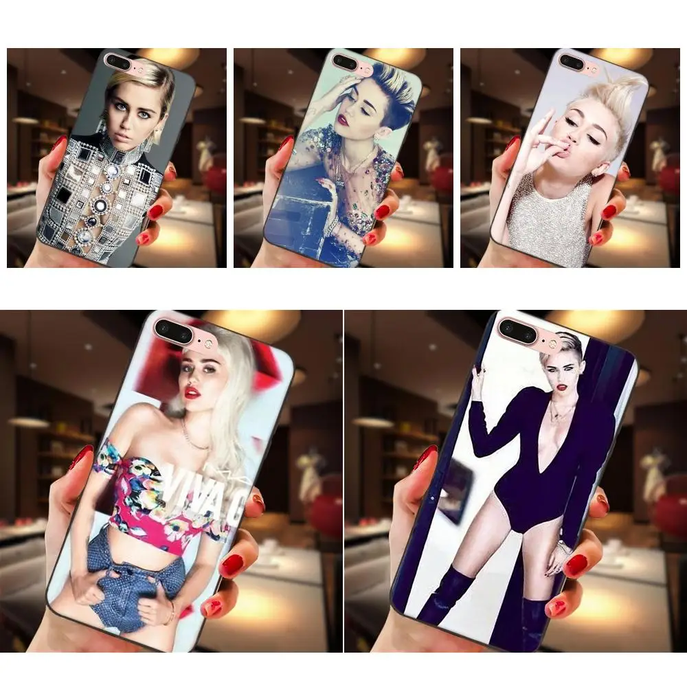 Милый чехол для телефона с рисунком поп-певицы Miley Cyrus Huawei Honor Enjoy Mate Note 6s 8 9 10 20 Lite Play