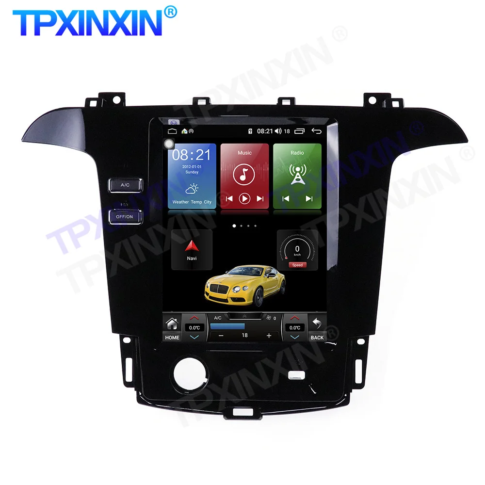 Tesla Screen Android 11 Car Multimedia Player For Ford S Max Galaxy 2007-2015 GPS Navigation Stereo Radio Head Unit DSP Carplay