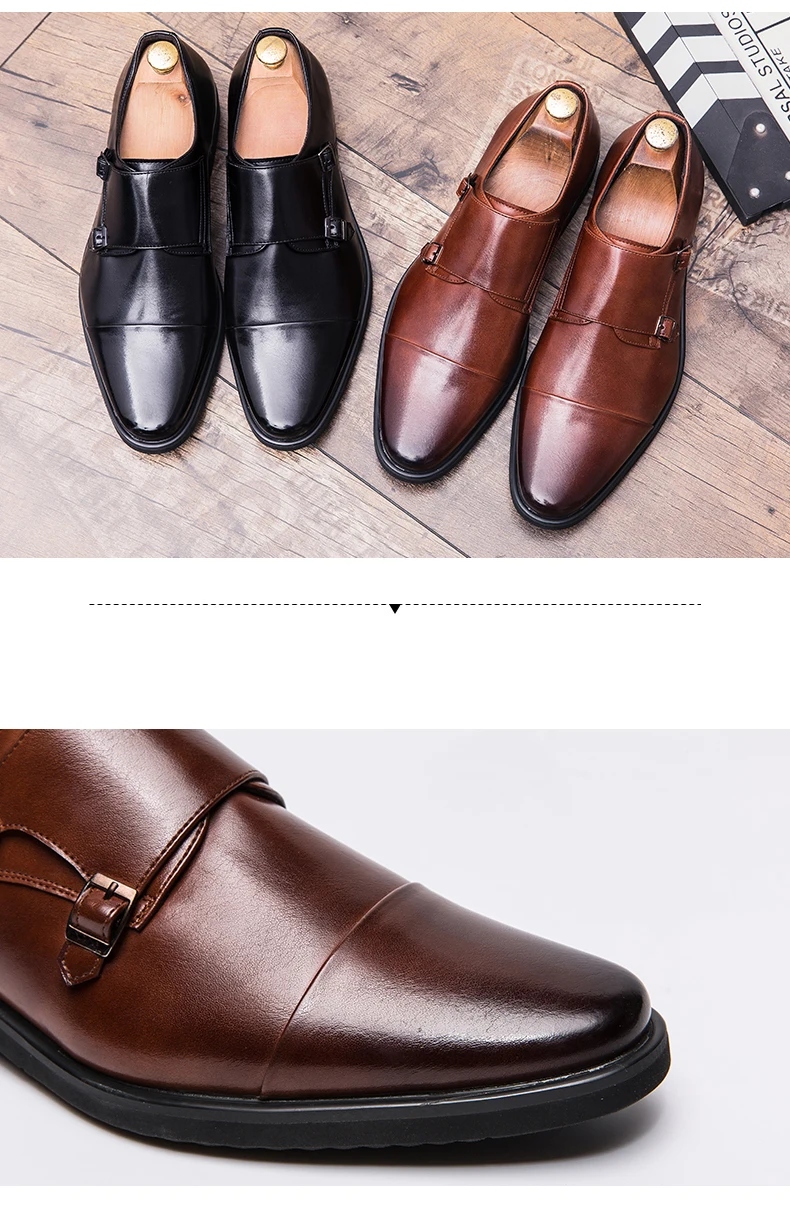 Марка Мужская Обувь Высочайшее Качество Оксфорды Британский Стиль Мужчины Натуральная Кожа Классическая Обувь Бизнес Формальная Обувь Мужчины Квартиры Плюс Размер