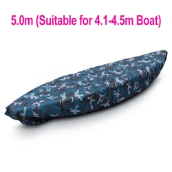 Universal Waterproof UV-Resistant Kayak and Canoe Storage Cover (For 4.1-4.5m boat)