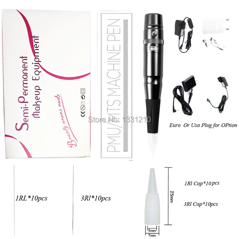 

Caneta Dermografo Universal Micropigmentaзгo Swiss Queit Motor Permanent Makeup Eyebrow Eyeliner Lip Tatoo Machine