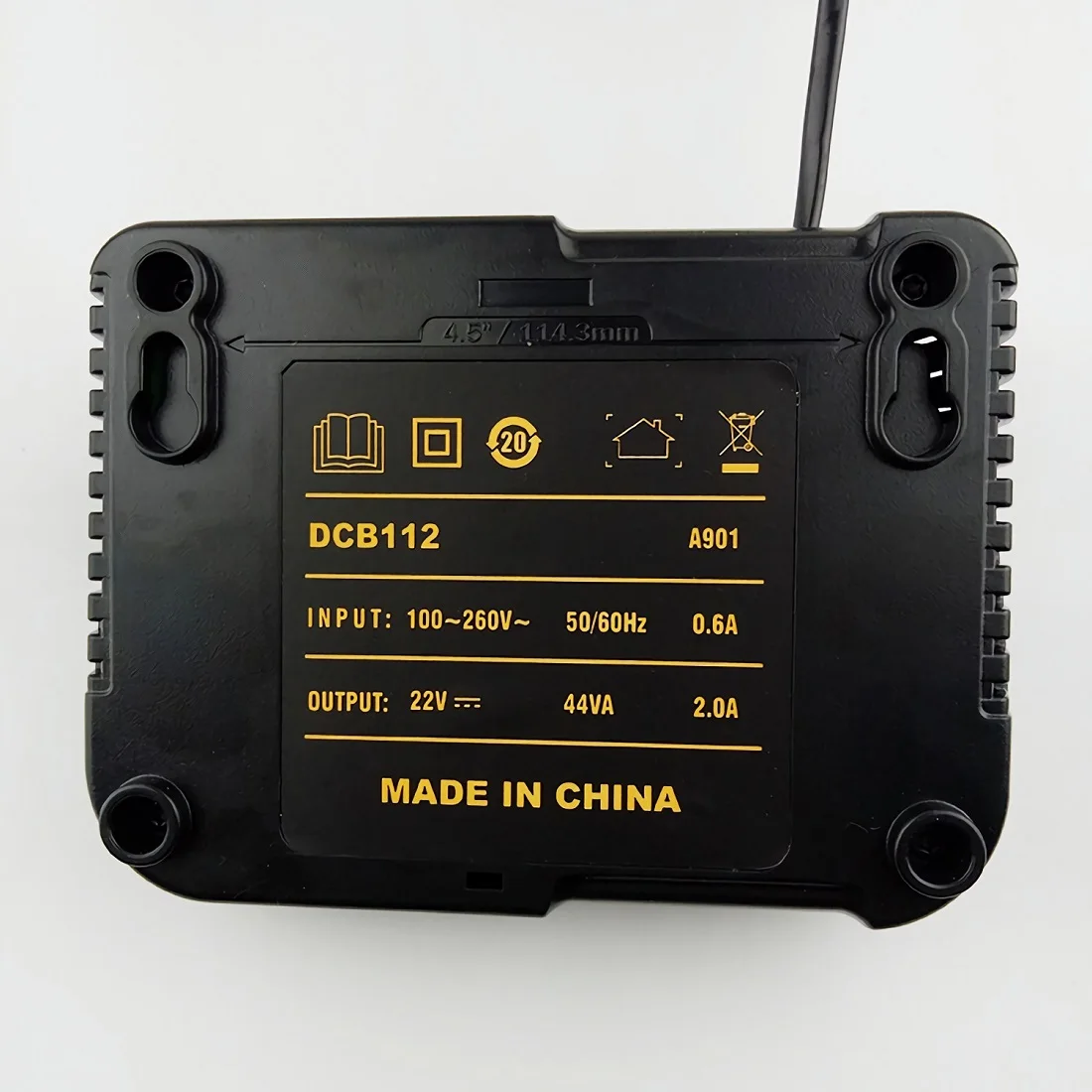 2A DCB112 Replace Battery Charger For Dewalt Li-Ion Battery 10.8V 12V 14.4V 18V 20V DCB200 DCB101 DCB115 DCB107 DCB105 DCB140