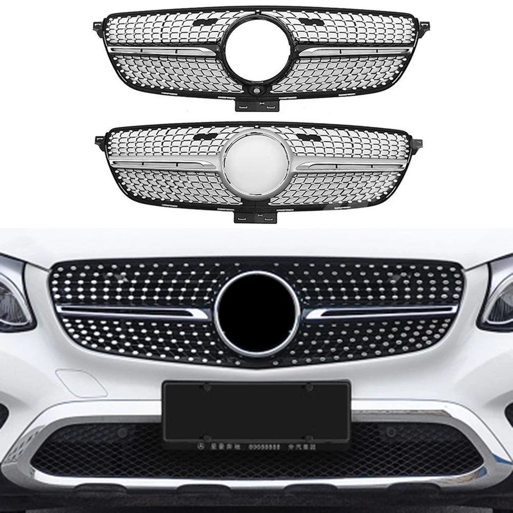 Передняя гоночная заготовка бампер решетка крышка для Mercedes Benz GLE Coupe C292 алмаз