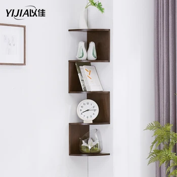 

Wall Mounted Hanging Storage Rack Storage Hanger Organizer Rack Wood Wall Shelf for livingroom