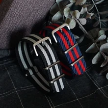 Высокое качество, нейлоновый ремешок для часов Nato Zulu, 20 мм, 22 мм, для часов James Bond 007, военные повседневные часы, армейские спортивные часы, ремешок