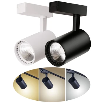 

LED Track Light Linear Lamp 20W Suspended LED Display Spot Lights Rail Connector for Jewelry Trade Show Decorative Lighting