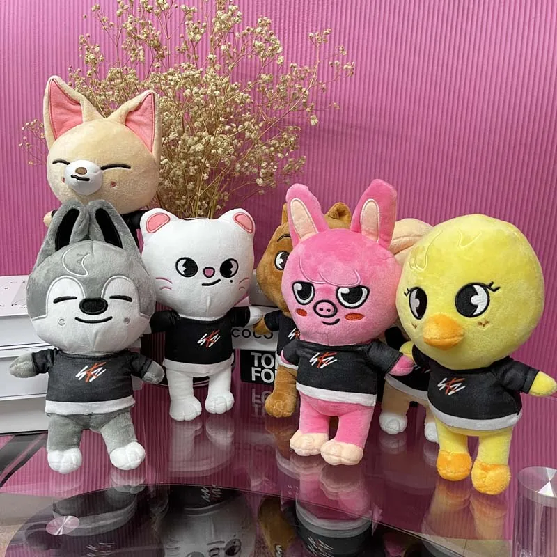 Skzoo плюшевые игрушки бродячие дети мягкие животные плюши кукла бобкари Leebit волк