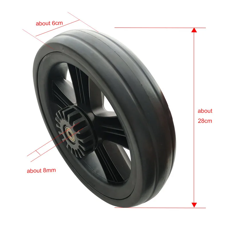 Universal Stroller Wheels For Baby Trolley Including 6/7/8/10