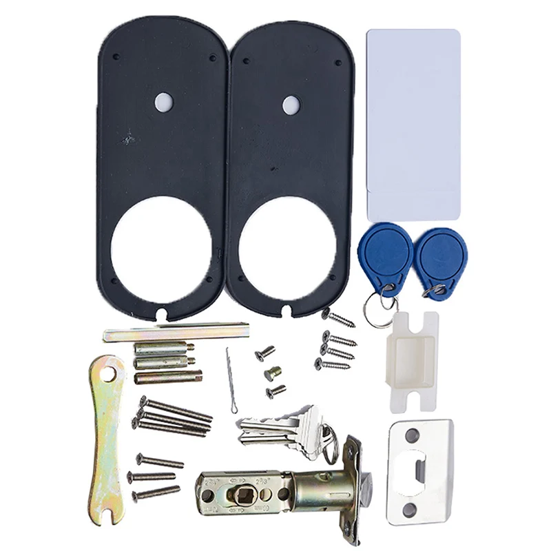 Electric Door lock Gate opener Digital Code lock IC card/Password/mechanical Key Battery waterproof Wood/Iron Door Hotel/Home Electric Door lock Gate opener Digital Code lock IC card/Password/mechanical Key Battery waterproof Wood/Iron Door Hotel/Home