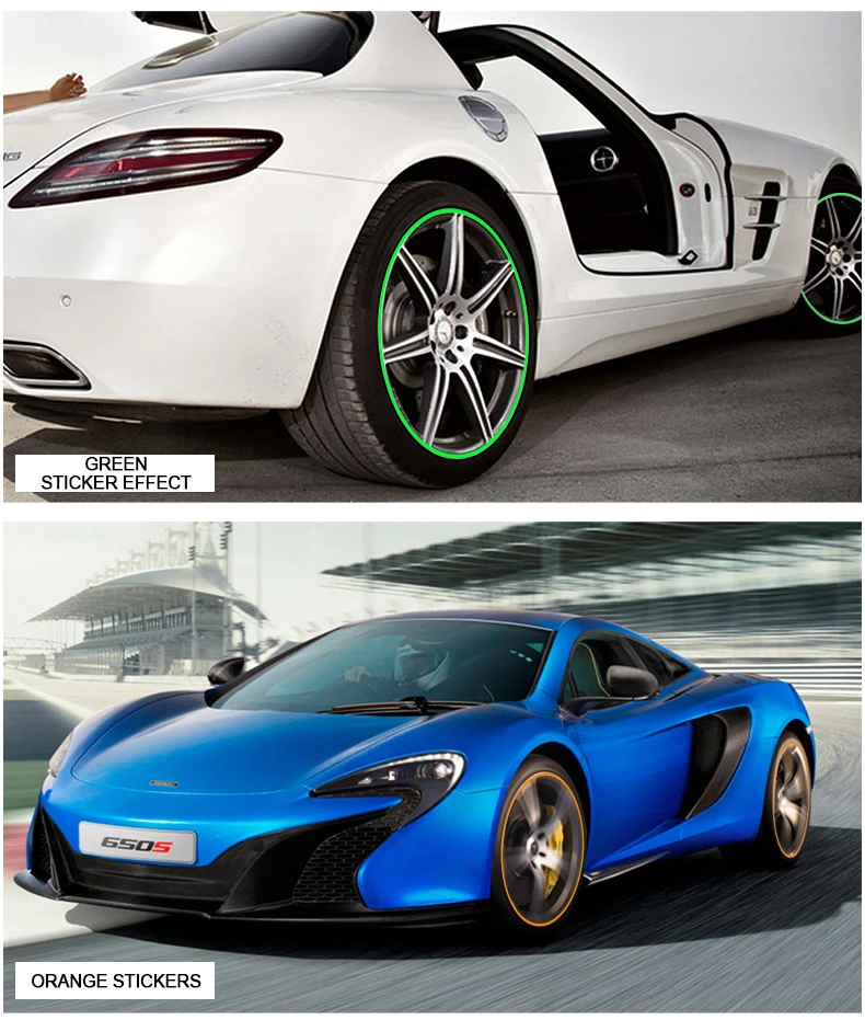 8 м/рулон полотна для оправы автомобиля цветные диски колес протекторы