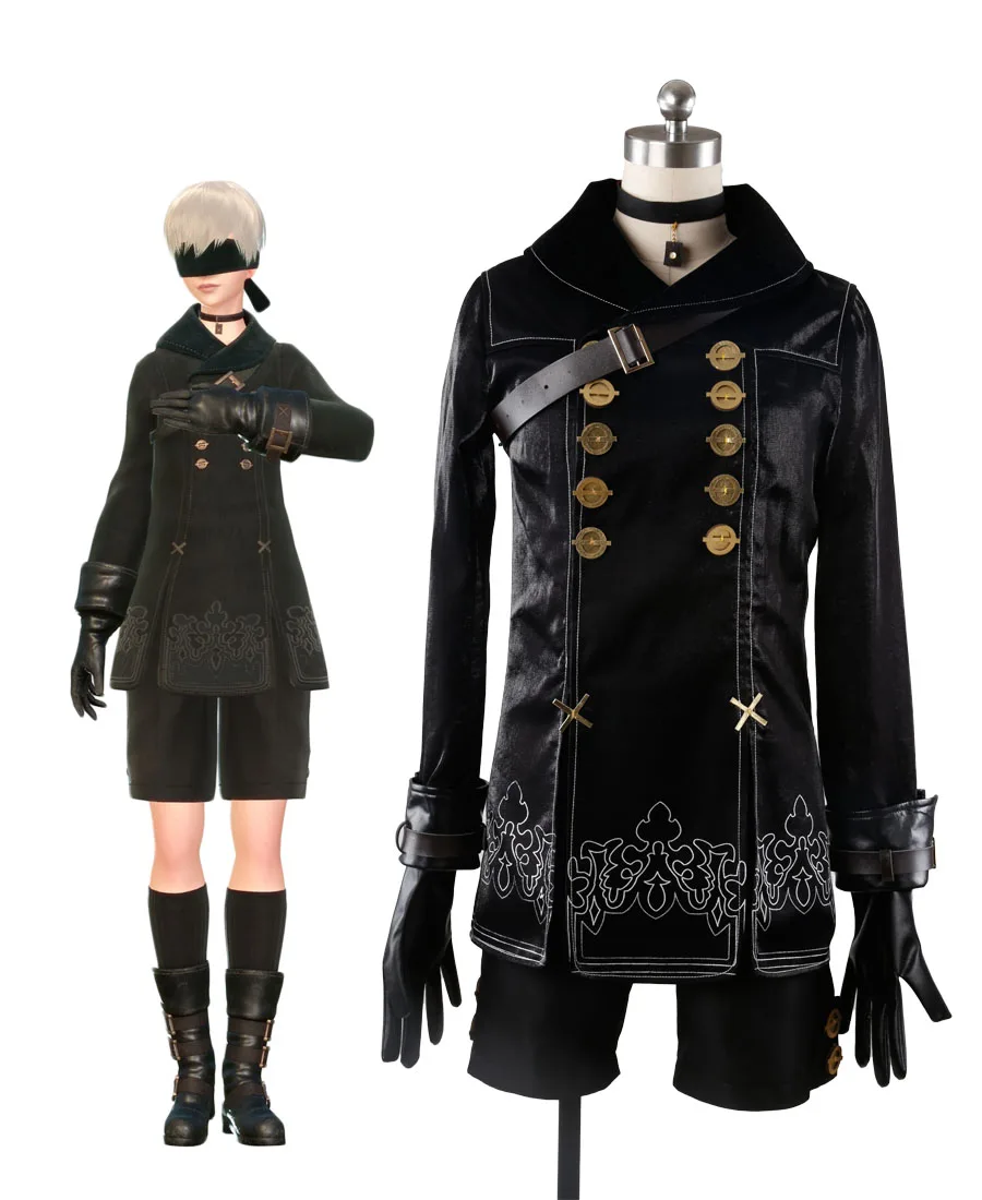 

Custom Made NieR: Automata YoRHa No.9 Type S (9S) Cosplay Costume Full Set