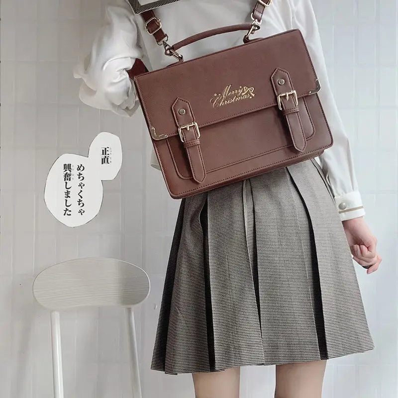 2022 Lolita bag Japanese school Uniforms Cute Ita bag Lolita JK SchoolBag for college Student Women Handbag Anime Shoulder Bag