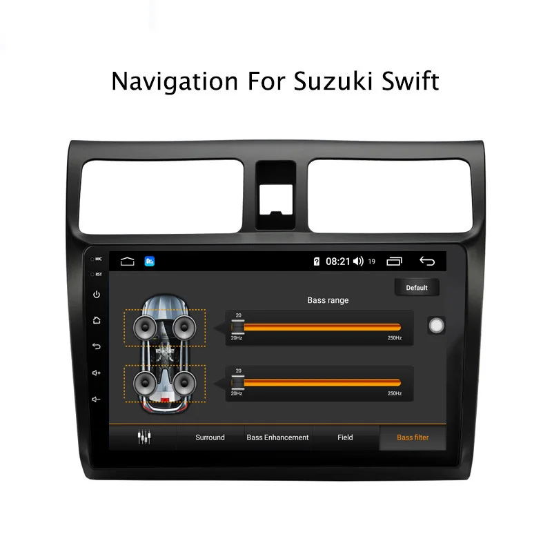 Flash Deal Ectwodvd 10.1inch Andriod 8.1 Car DVD GPS For Suzuki Swift 2004-2010 4G RAM 64G ROM CarPlay DSP 4G LTE with WIFI 6