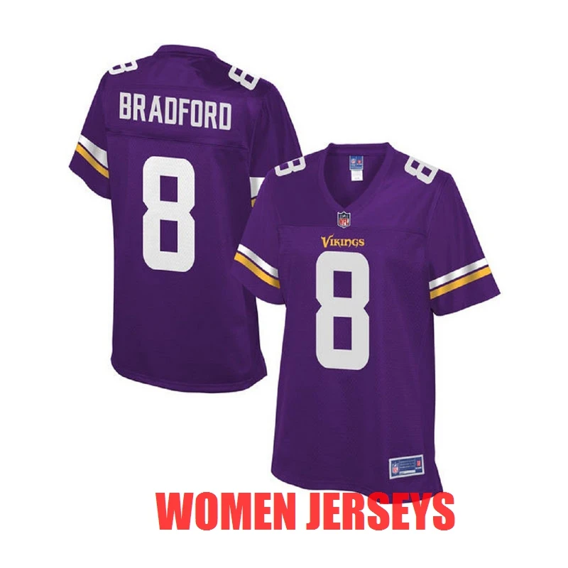 Бежевый Женская майка из Миннесоты s Teddy Bridgewater Stefon Diggs Harrison Smith Adrian Peterson Anthony Barr Sam Bradford - Цвет: Бежевый