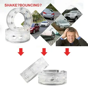 

Buffer Shock absorber Power Supply Cushion 2pcs Car Transparent Rubber