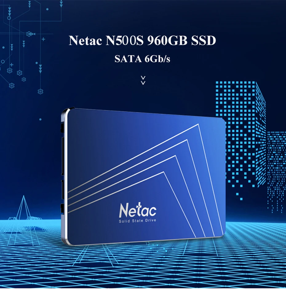 Netac N600S Внутренний твердотельный диск SSD 2," 720 gb 1 ТБ TLC 550 МБ/с. SATA III Синий HDD жесткий диск ТБ для ноутбука